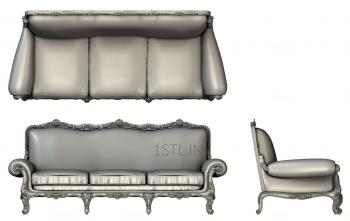 Sofas (DIV_0133) 3D model for CNC machine